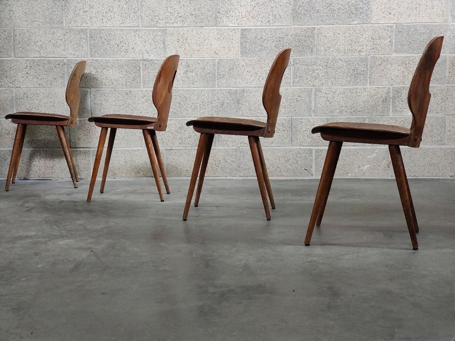 Set of 4 Baumann chairs