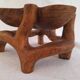 Vide poche en bois sculpté.