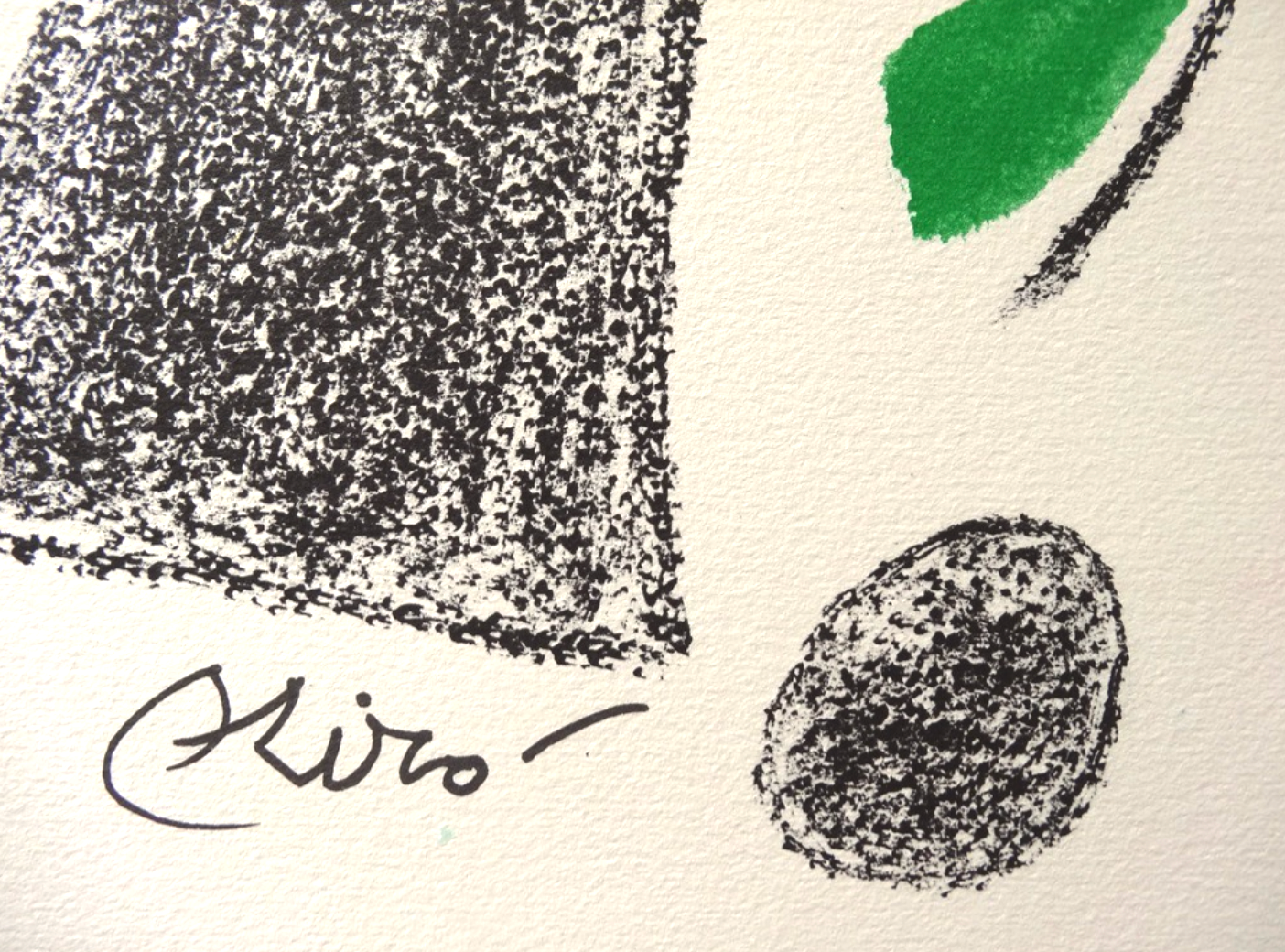 Lithographie originale Joan Miro 1975
