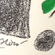 Lithographie originale Joan Miro 1975