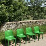 Suite of 4 "Sélène" chairs by Vico Magistretti for Artemide