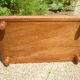 Solid wood service tray, vintage