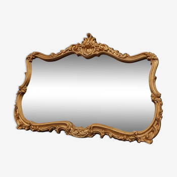 Miroir doré baroque