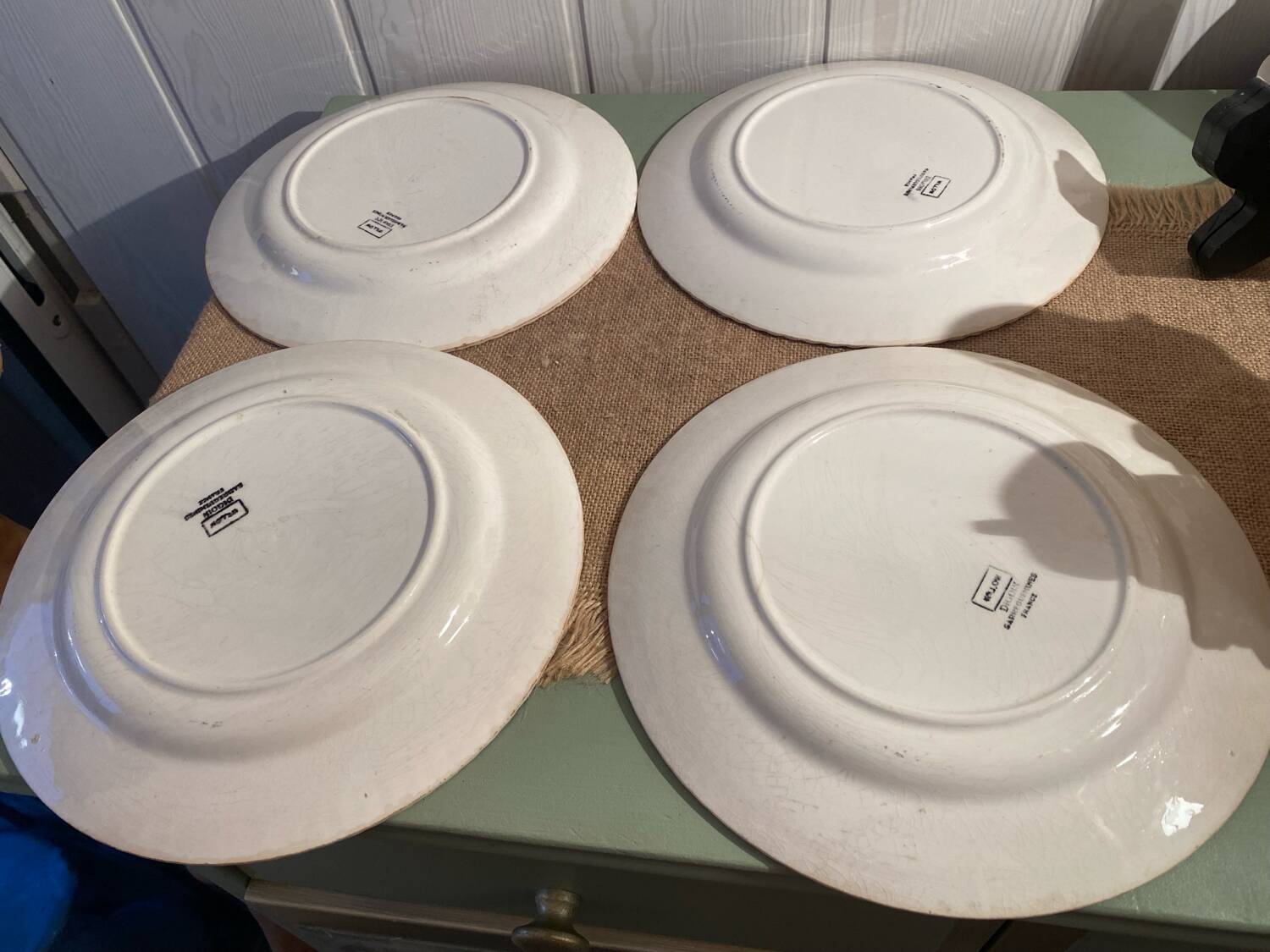 Willow plate Sarreguemines