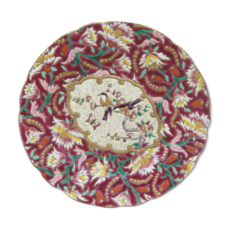 Longwy earthenware plate