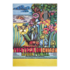 Vintage 1970s Baden Powell Maximalist Bossa Nova Concert Poster
