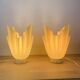 Pair of Georgia Jacob lamps with alabaster base