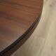 Round mahogany table, Italian design, 1970s, production: Italy