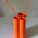Orange plastic service vintage design orange 70 years