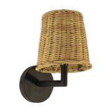 Rattan Sconce