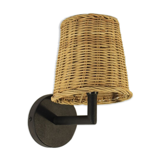 Rattan Sconce