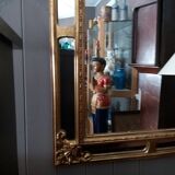Beaded mirrors.