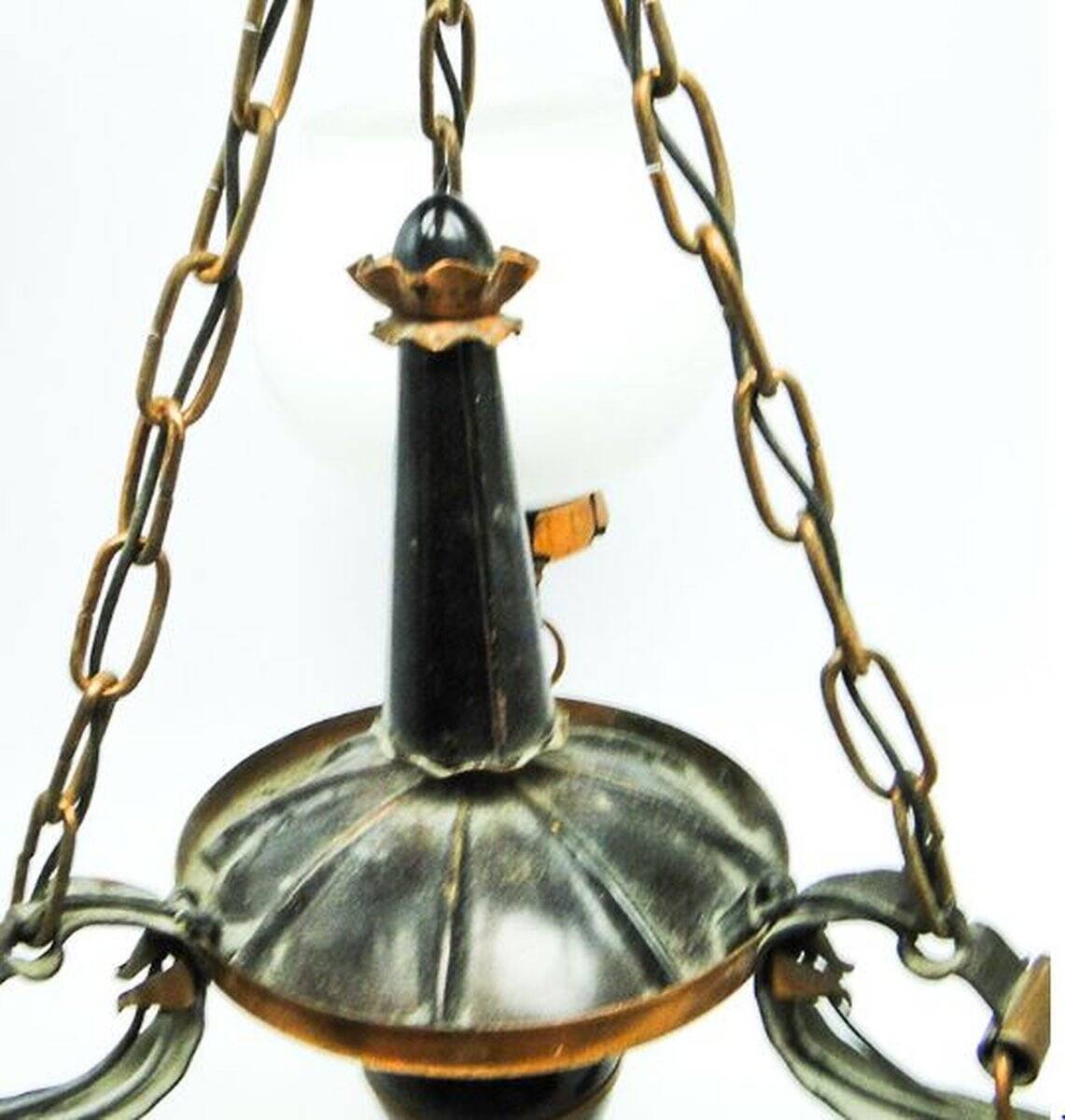 Chandelier du milieu du siècle, Pologne, années 1970