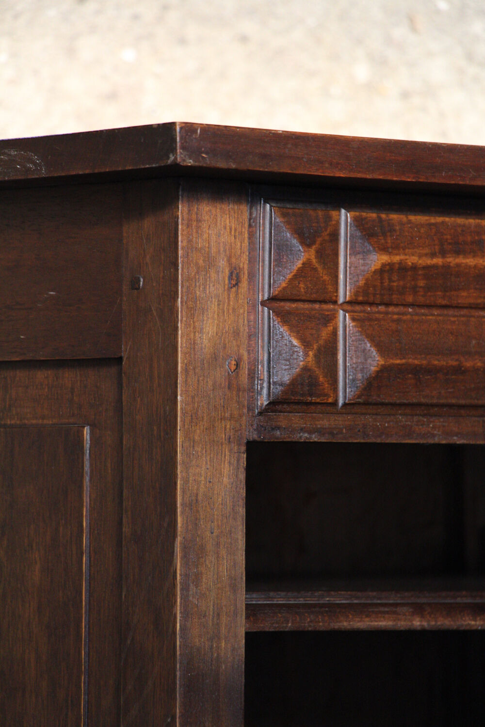 Solid oak wardrobe 1940