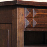 Solid oak wardrobe 1940