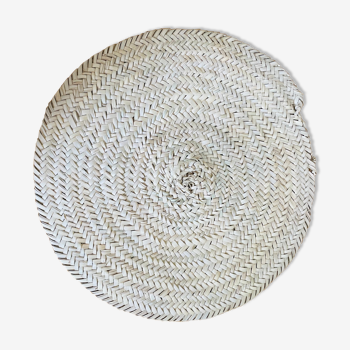 Wicker rattan tray for wall decoration