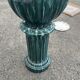 Large cache-pot on a ceramic column – In the style of Clément
