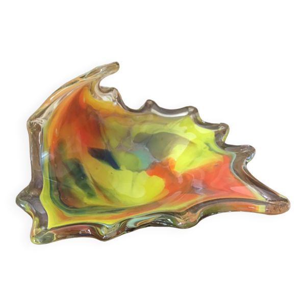 Cendrier, vide poche en verre de murano