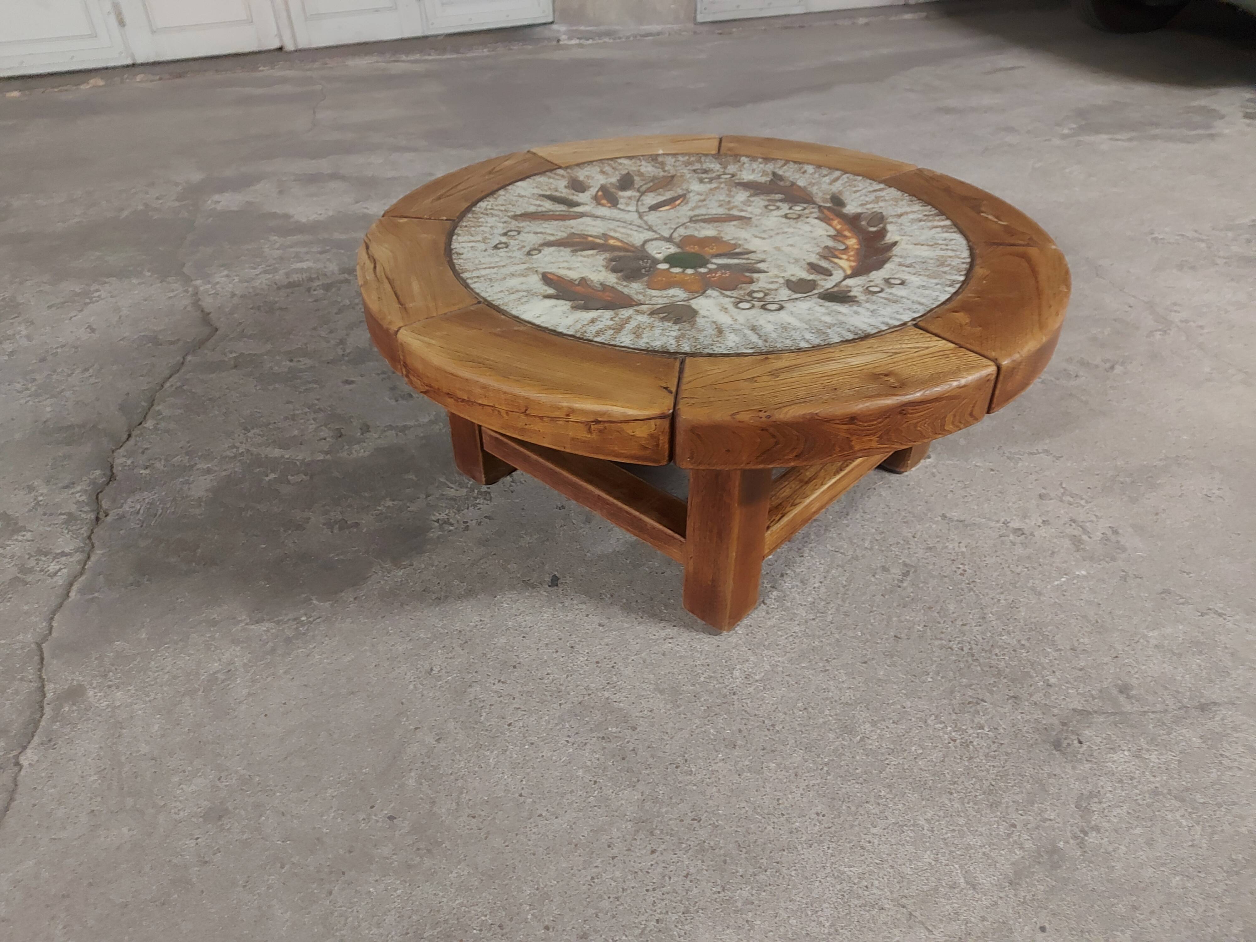 Table vintage ceramic top 50's, 60'S