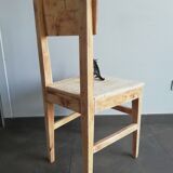 vintage wooden chair, 50s
