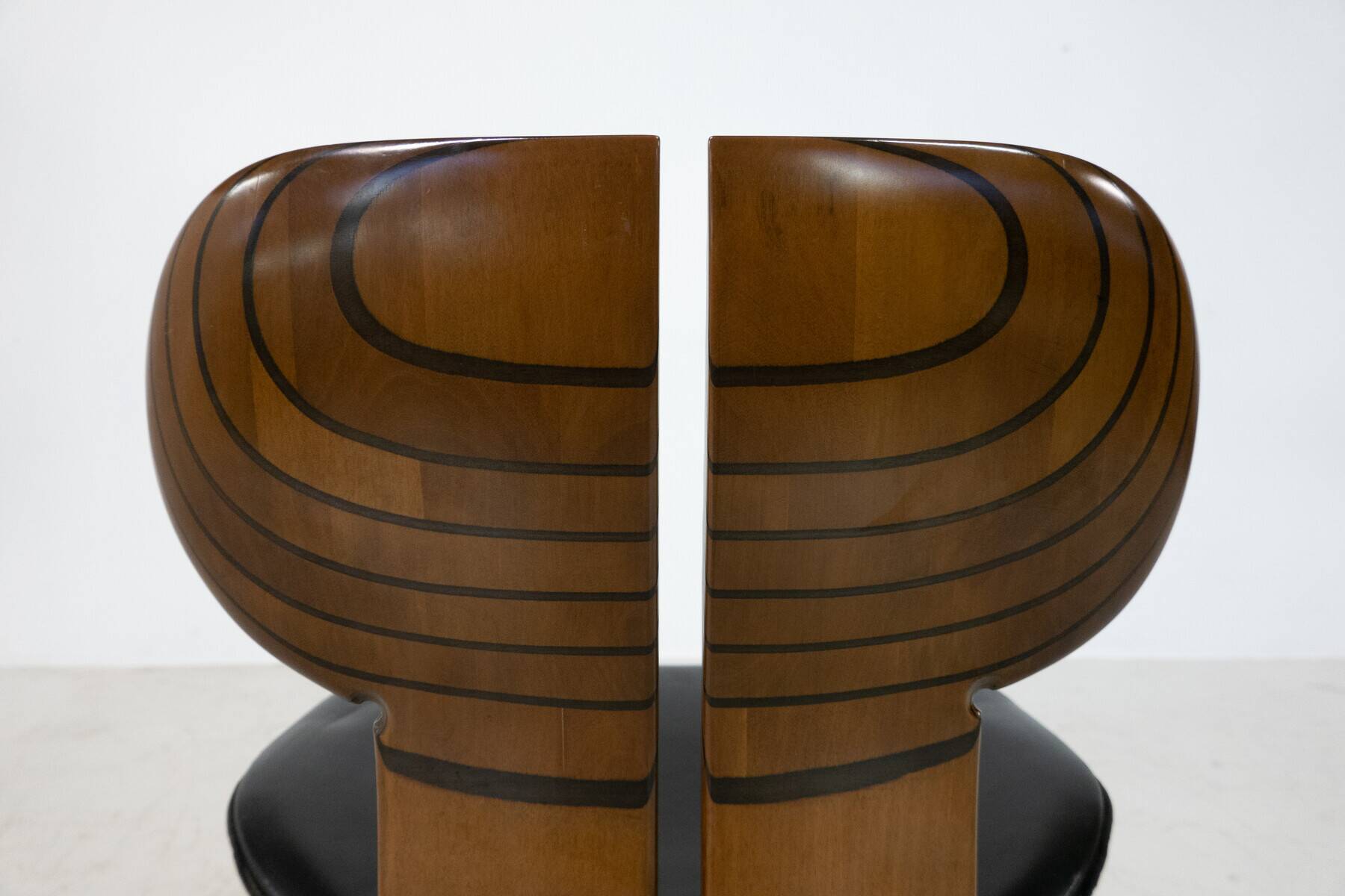 Mid-Century Modern Set of 6 Africa Chairs by Afra & Tobia Scarpa for Maxalto, 1970s