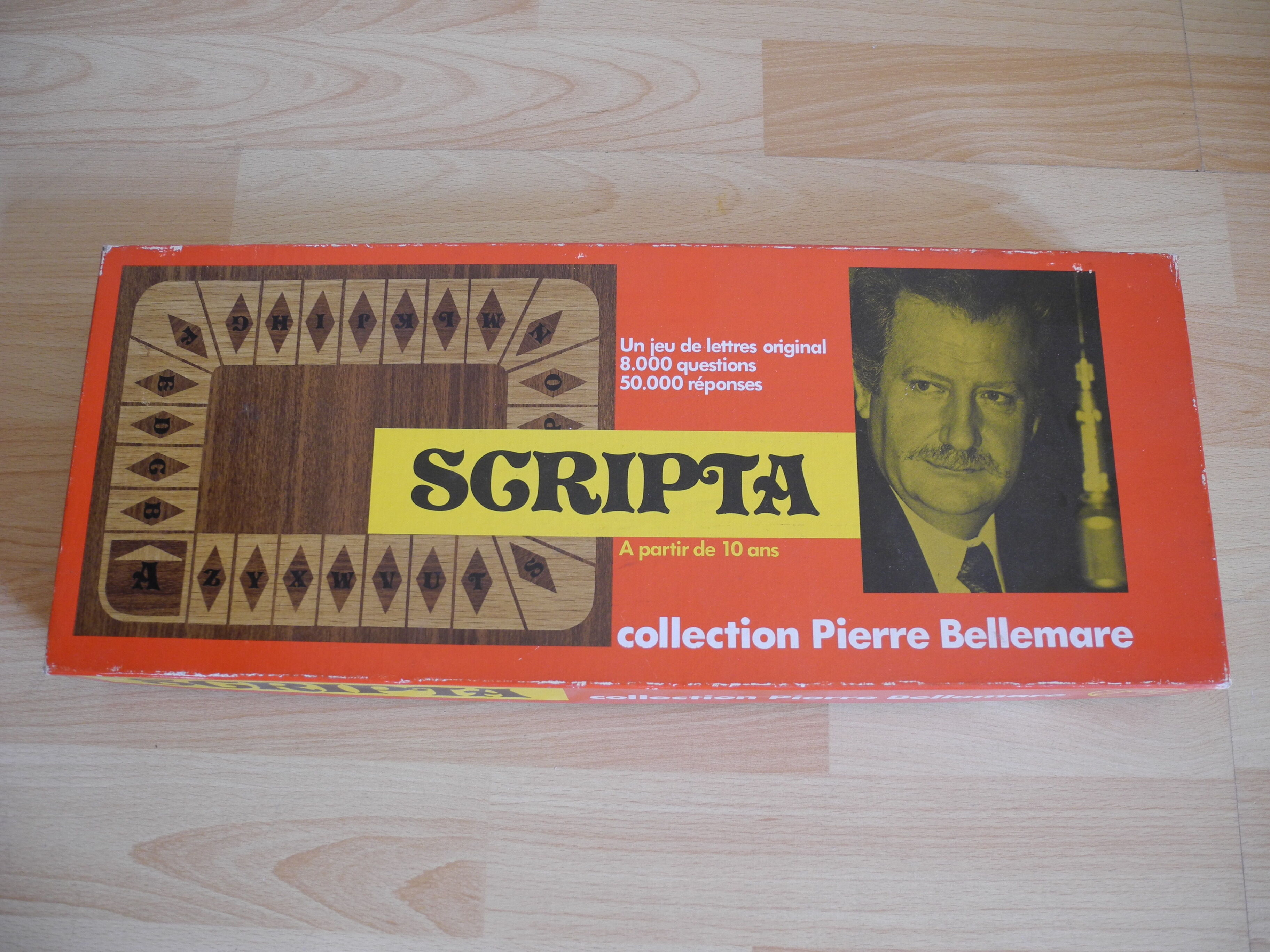 Vintage board game Scripta Joy Pierre Bellemare