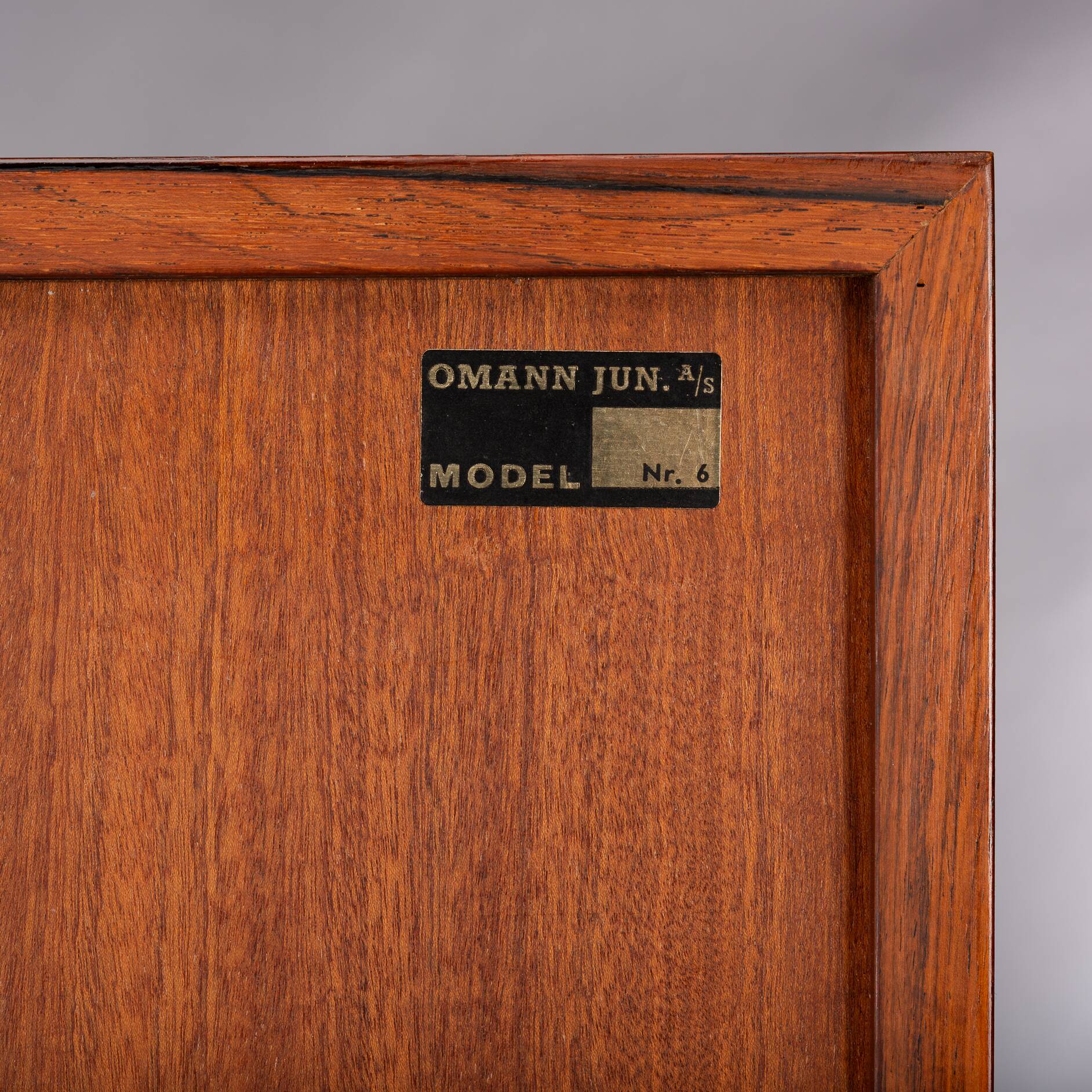 Danish Design Rosewood Bookcase by Omann Jun Mobelfabrik, 1960s