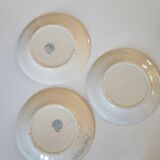 3 plates iron earth Chinon