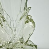 Birds 1930 Art Deco glass vase