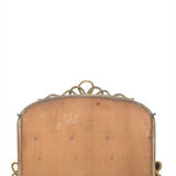 Miroir de cheminée victorien en bois doré 126x91cm