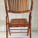 Folding bamboo chair for children