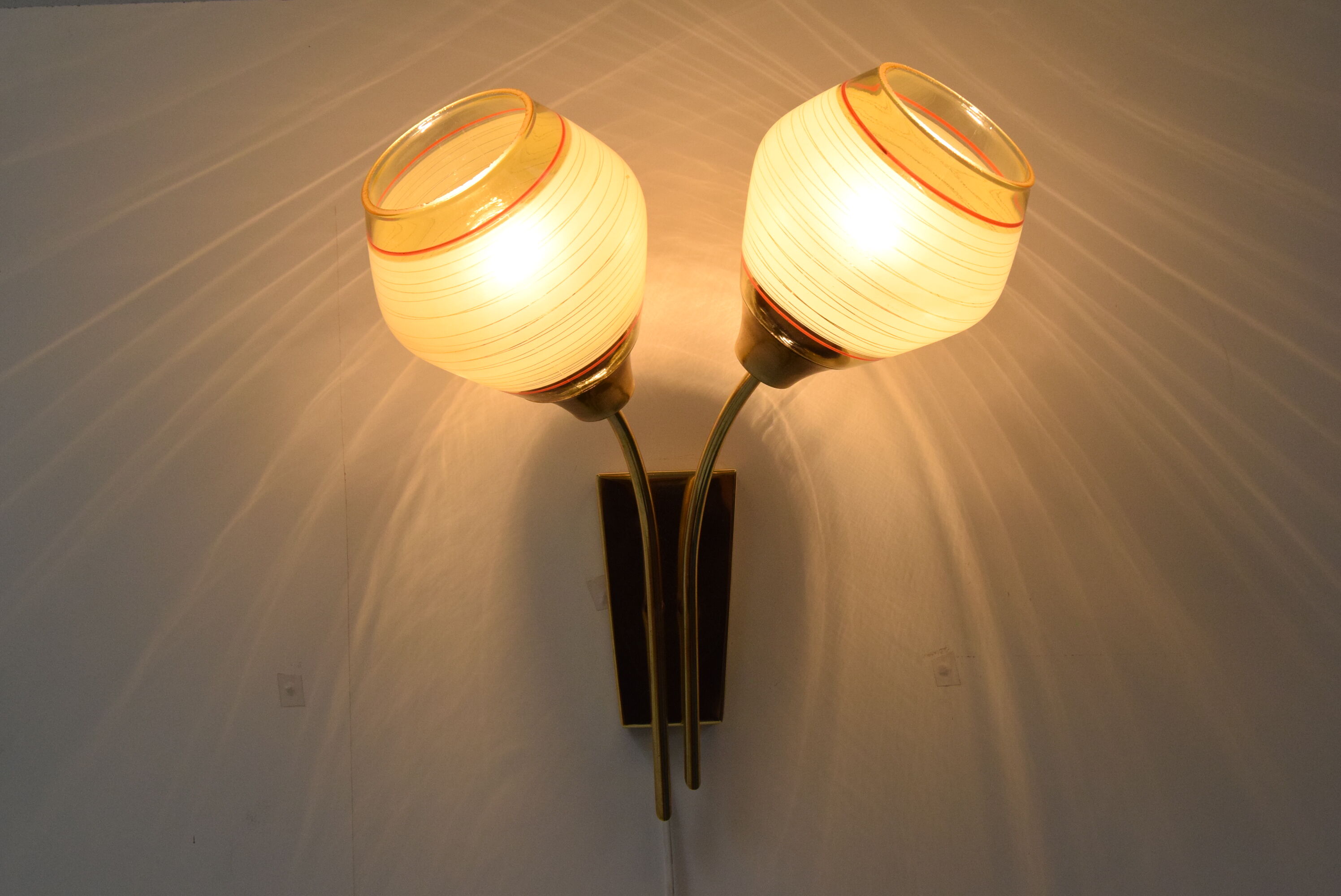 Mid-century Wall Lamp/Kamenicky Senov,1960's.