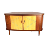 Sesame Bar multifunctional Dry Bar and Book Case with tambour doors