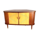 Sesame Bar multifunctional Dry Bar and Book Case with tambour doors
