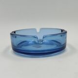 Cendrier bleu en verre