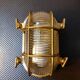 Brass marine corridor wall light