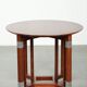 Beautiful round Art Deco design side/coffee table