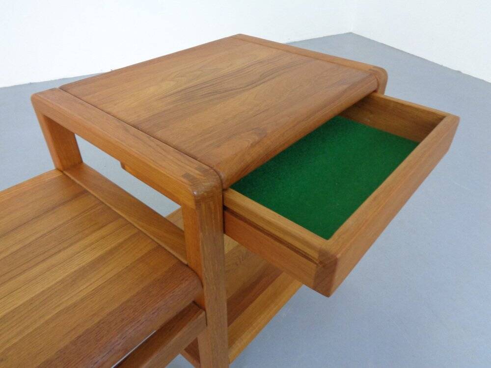 Teak Side Table with Drawer from Salling Stolefabrik Durup, 1970s