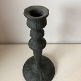 Old cast iron candlestick