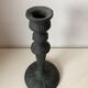 Old cast iron candlestick