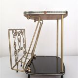 Vintage magazine holder table