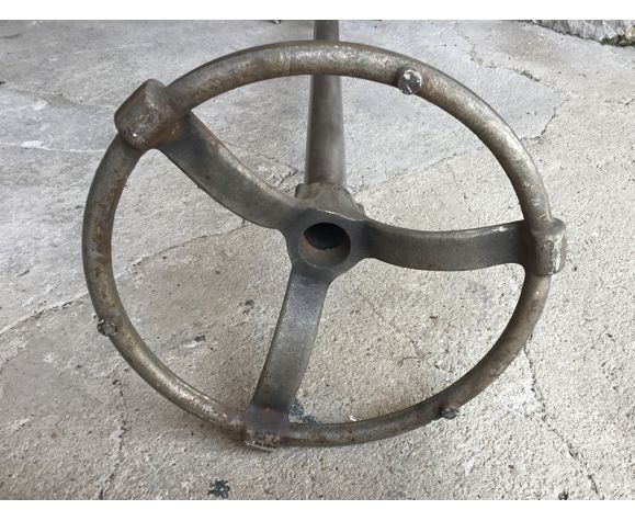 Stainless steel coat rack and cast aluminum twentieth century