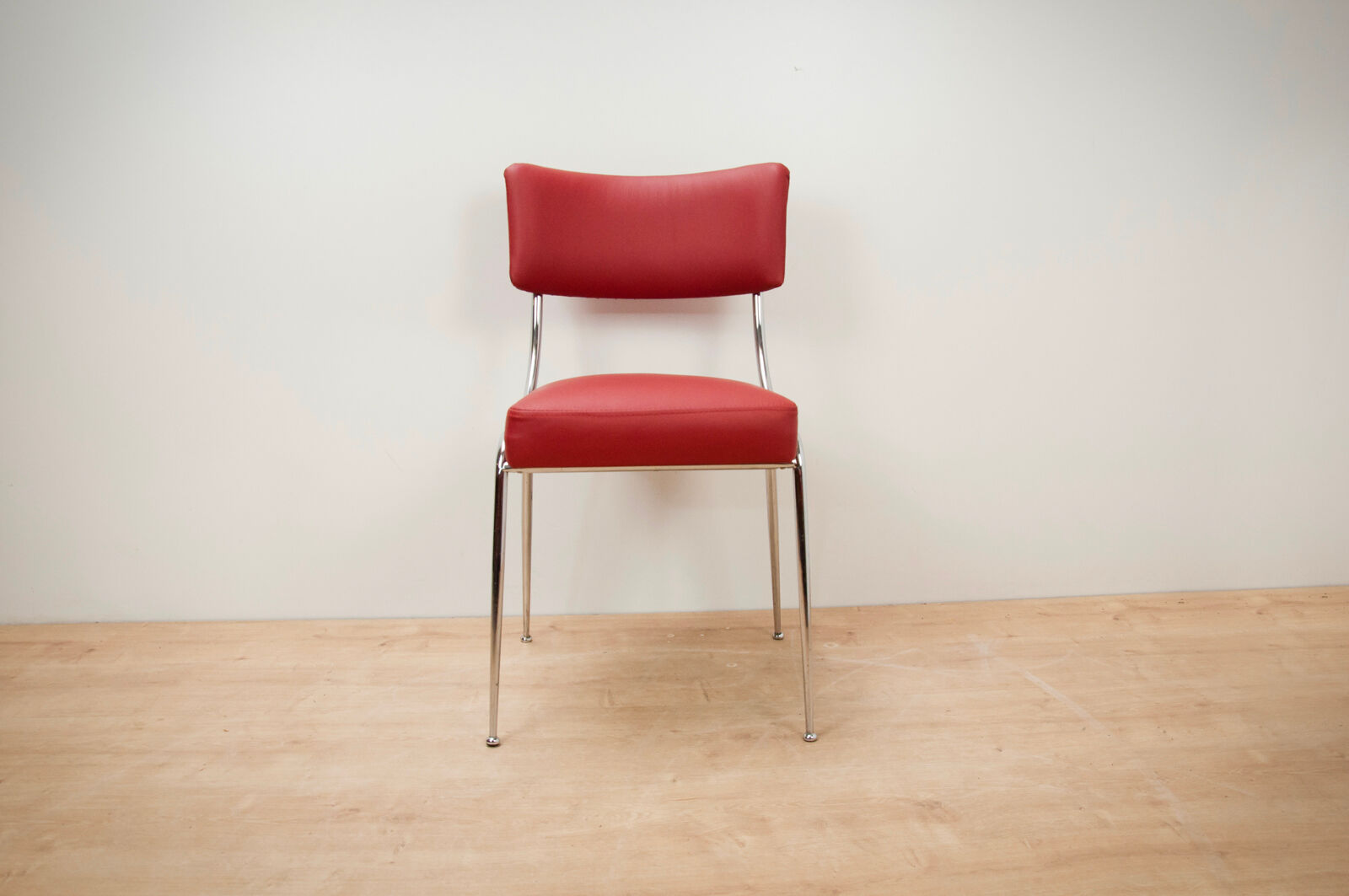 Italian Chrome Dinning Chairs, 1950s, Set of 2