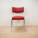 Italian Chrome Dinning Chairs, 1950s, Set of 2