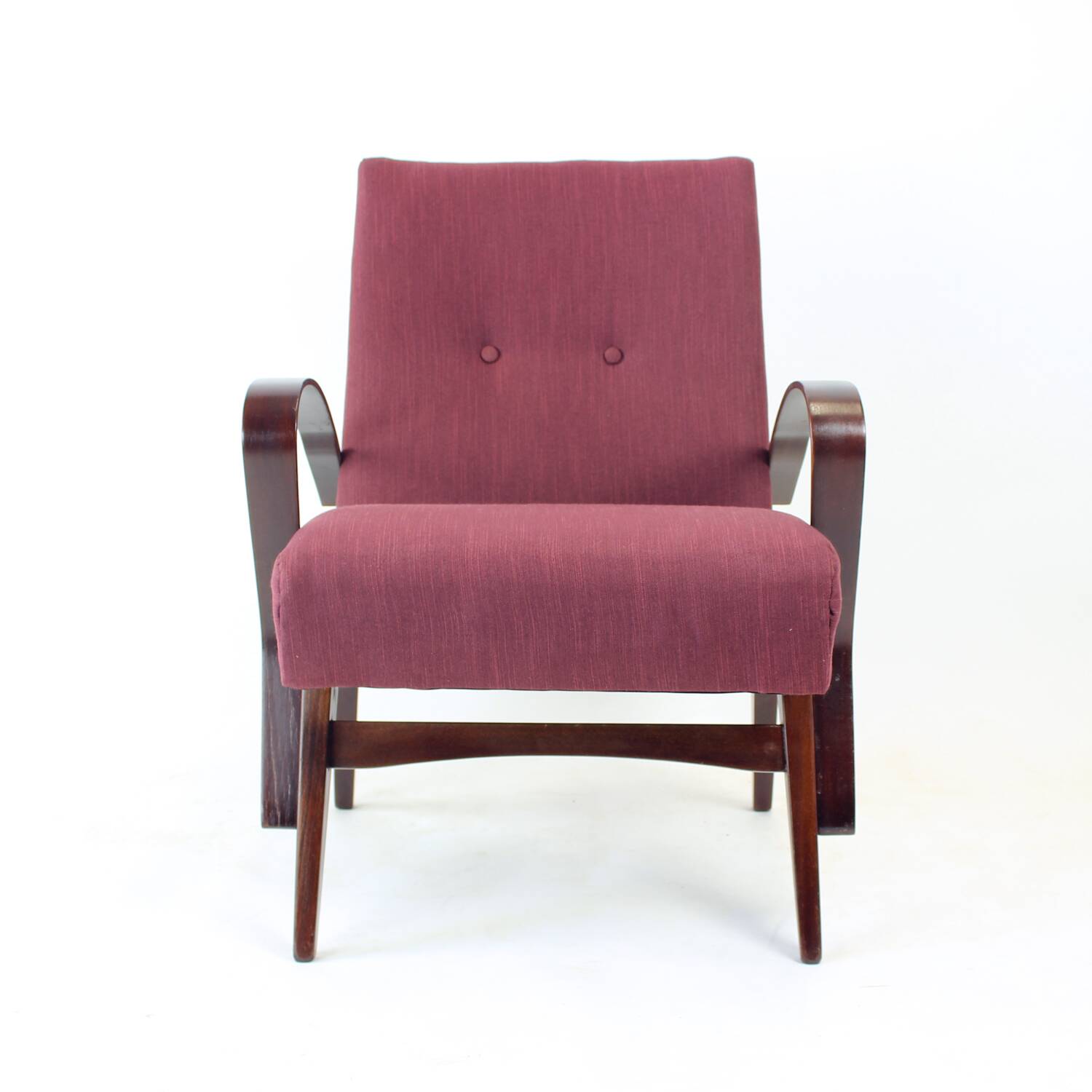 1960s Armchair By Jaroslav šmídek For Ton, Czechoslovakia