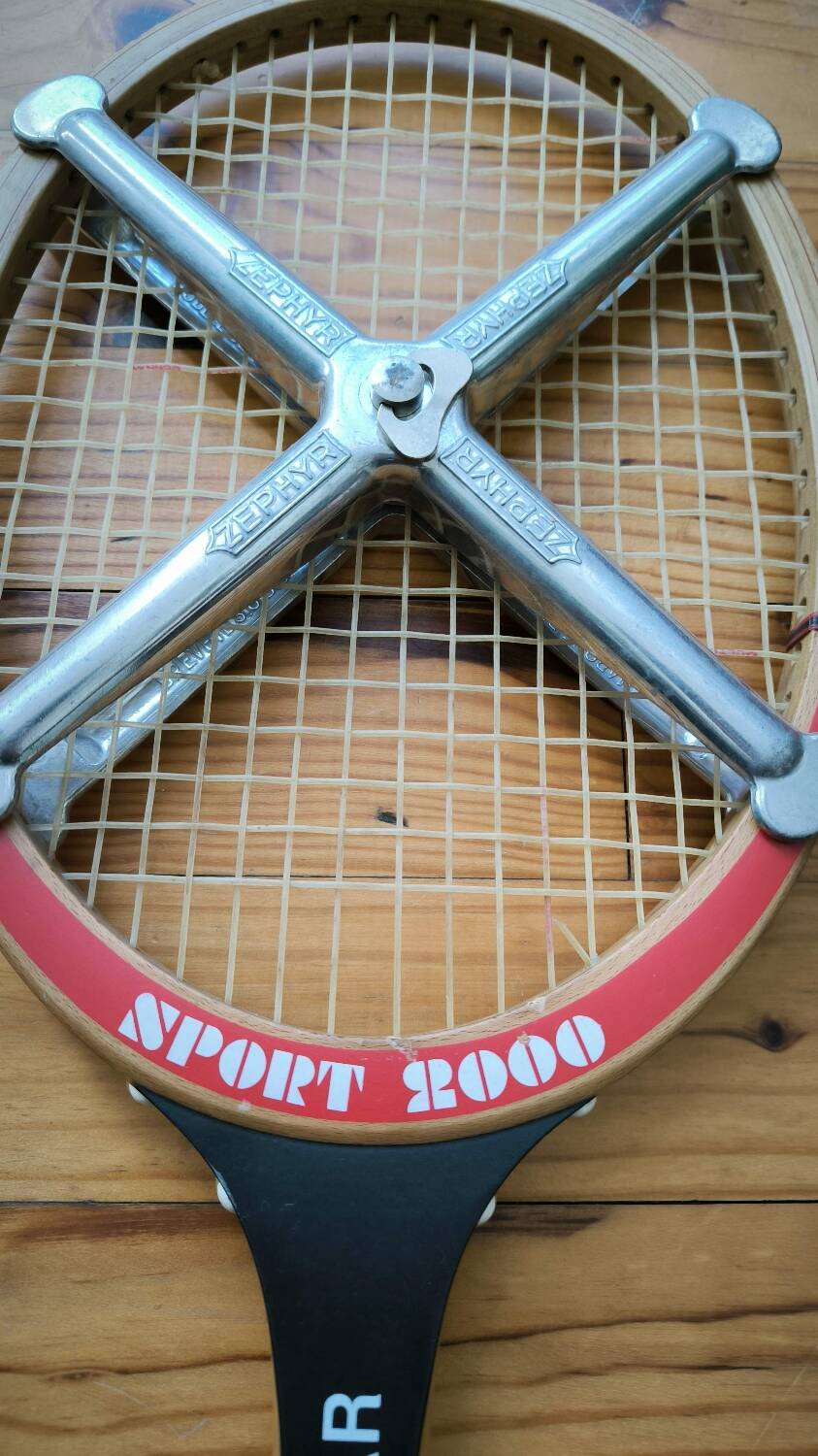 Raquette vintage bois Donnay sport 2000 red star