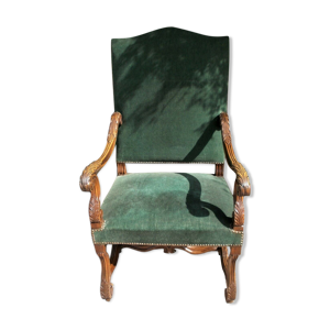 19ème c fauteuil ouvert antique