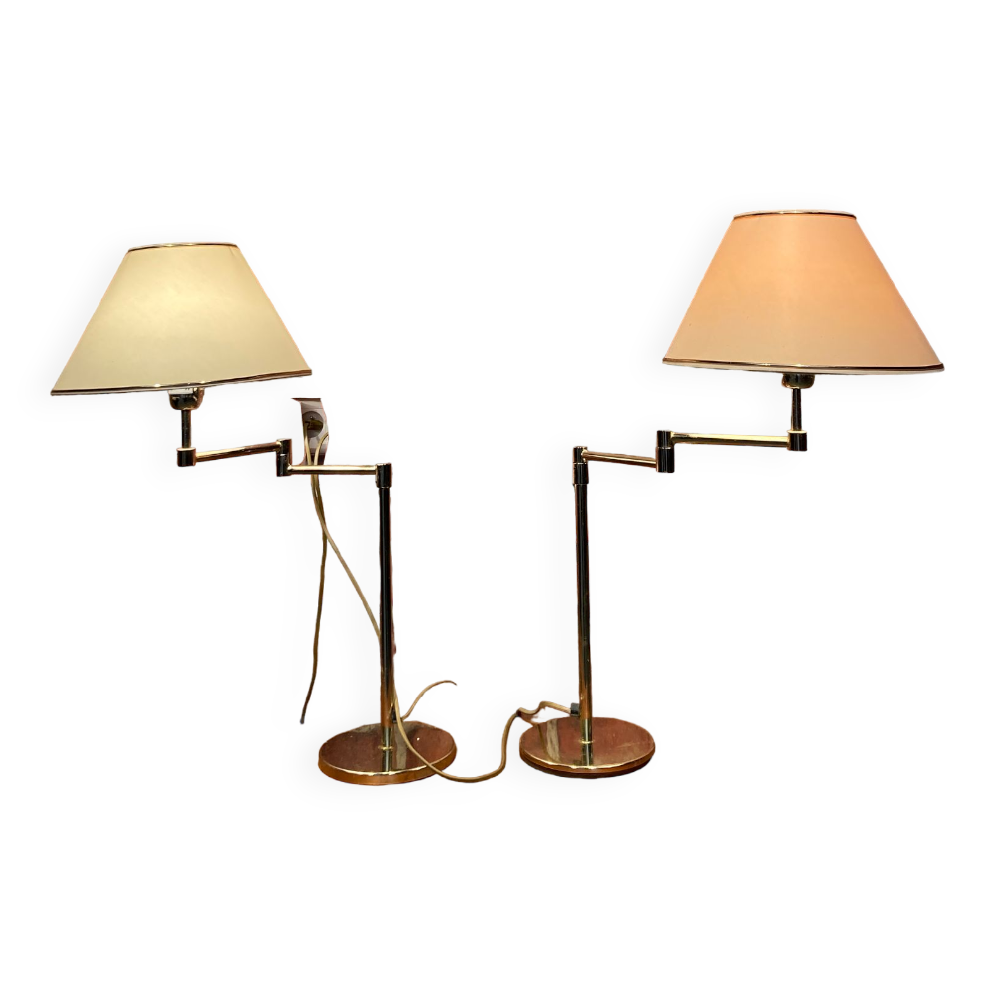 Set of two bedside lamps