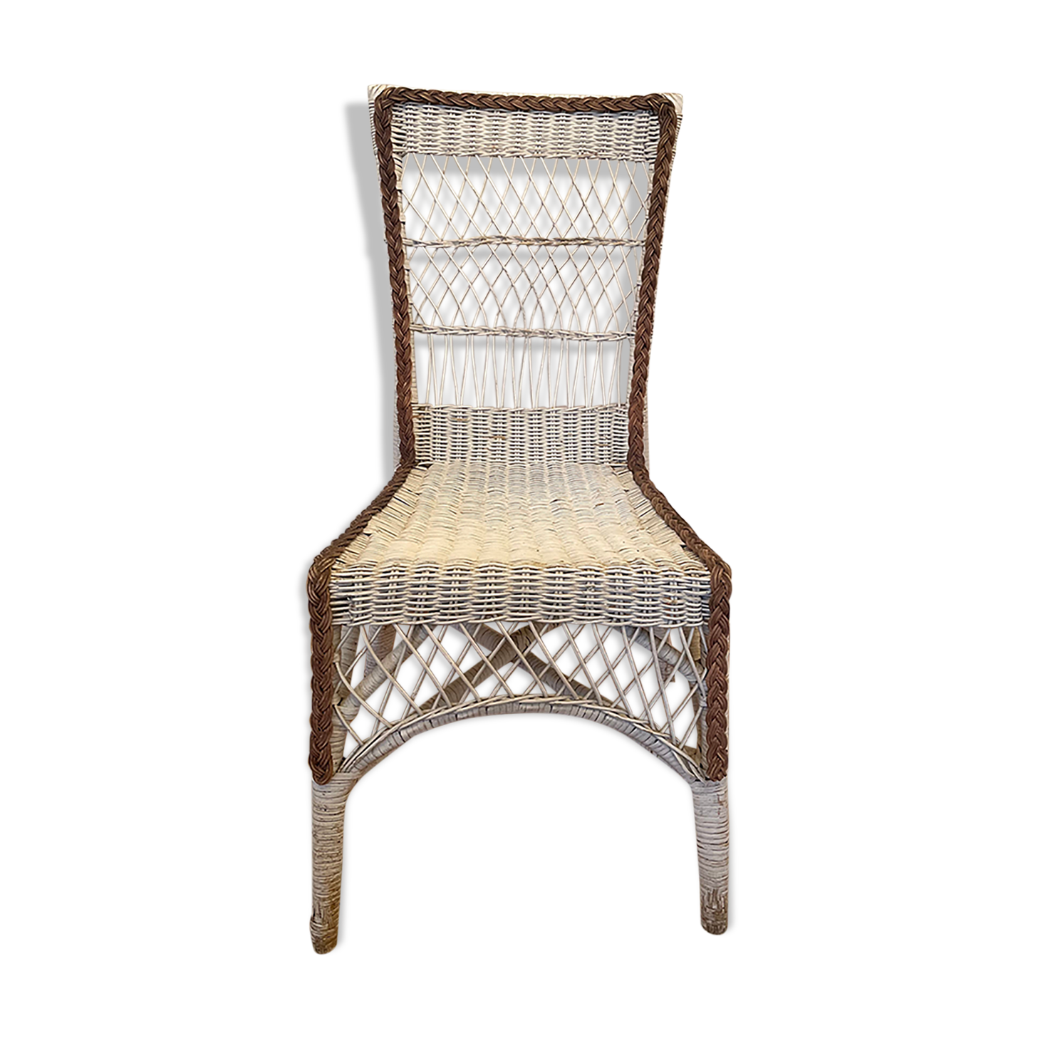 Old rattan chair