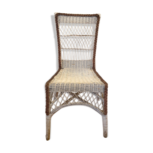 Chaise ancienne en rotin